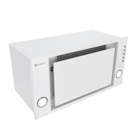 Okap kuchenny podszafkowy GLOBALO RETIO 60.2 WHITE