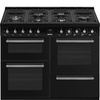 Kuchnia wolnostojąca gazowa czarna SMEG Classica CX113GMBL