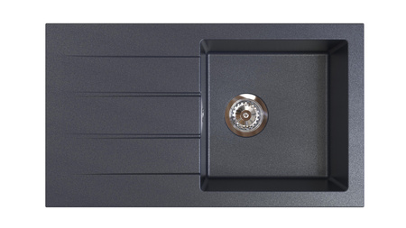 ICEBERG ZLEW FOCUS ZFS1411 1,0 OC 760X440 ONYX,