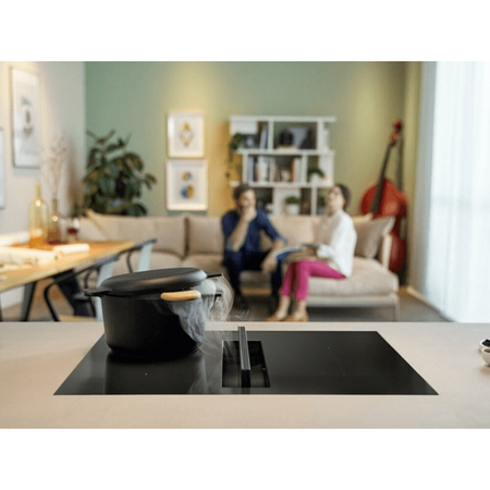 Płyta indukcyjna zintegrowany okap ELICA NikolaTesla FIT XL BL/A/83 czarne szkło - wersja wyciągowa