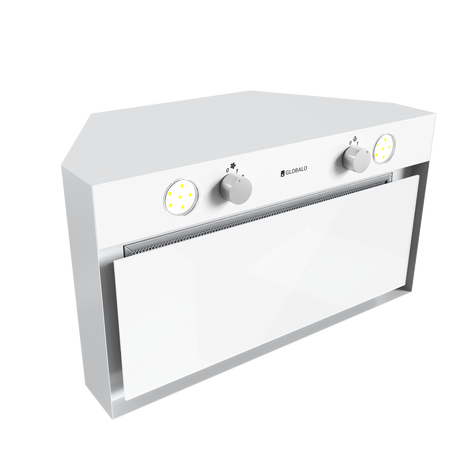 Okap kuchenny podszafkowy GLOBALO FLOWERI 60.2 WHITE