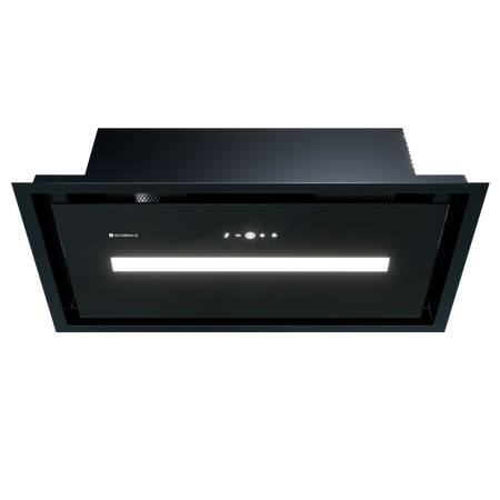 Okap kuchenny podszafkowy GLOBALO SAREDO 60.1 BLACK + turbina TW 2.1