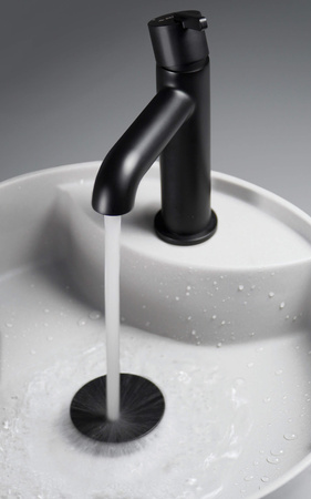 Umywalka granitowa nablatowa z miejscem na baterię CQS_AU4B - Deante