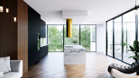 Okap kuchenny wyspowy GLOBALO HEWENO ISOLA 39.2 GOLD