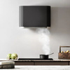 Okap kuchenny przyścienny CIARKO Design Mono 80cm Black - CDP8001B