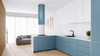 Okap kuchenny wyspowy GLOBALO LOBELIO ISOLA 39.1 OCEAN BLUE