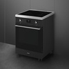 Kuchnia wolnostojąca czarna SMEG Classica C6IMMBT2