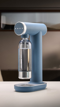 SMEG – niebieski saturator do gazowania wody SKC01SBM