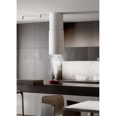 Okap kuchenny wyspowy CIARKO Design ROTO W biały - CDW3803B