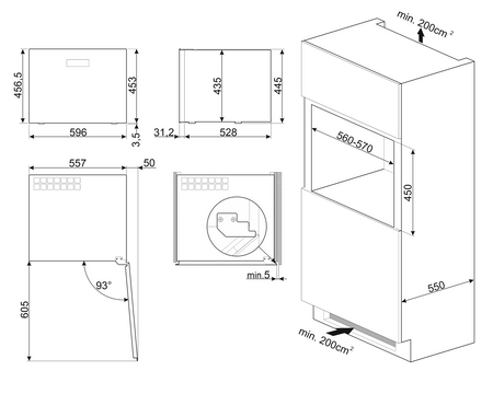 Winiarka chłodziarka do wina SMEG Classica CVI320XE