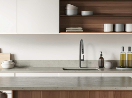 Bateria kuchenna z wyciąganą wylewką - 2 rodzaje strumienia BQO_D72M - Deante