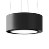 Okap kuchenny wyspowy CIARKO Design Piu Light Black 80cm - CDW8002C