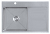 Zlew kuchenny BERG ACERO 1.0 OC komora LEWA SZCZOTKOWANA STAL 780x510x200 ACERO1OCL