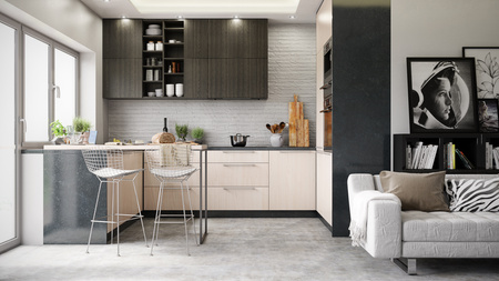 Okap kuchenny podszafkowy GLOBALO SILENTIO 80.2 czarny + turbina TW 1.2