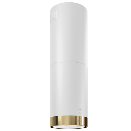 Okap kuchenny wyspowy GLOBALO CYLINDRO ISOLA 39.7 LIGHT GOLD RING