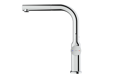 Bateria z wyciąganą wylewką TEKA Oval 938 chrom - 116020017