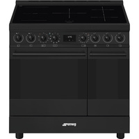 Kuchnia wolnostojąca czarna SMEG Classica C92IPN2