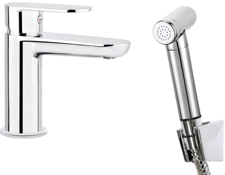 Bateria umywalkowa ze słuchawką typu bidetta BGA_027M - Deante