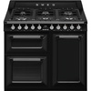 Kuchnia wolnost, 100cm, Victoria, czarny TR103BL - Smeg