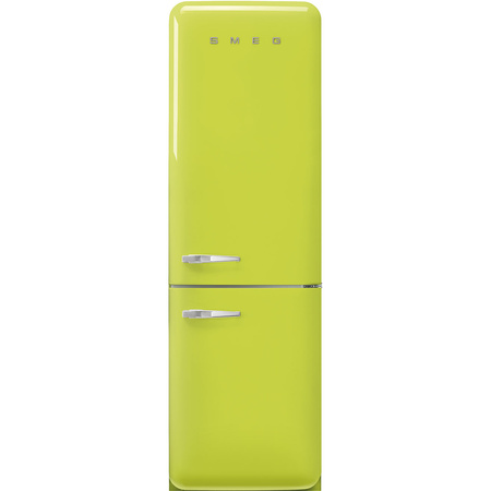 Lodówka chłodziarko zamrażarka SMEG Retro limonkowy FAB32RLI6