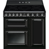 Kuchnia wolnost., 90cm, Victoria, czarny TR93IBL2 - Smeg