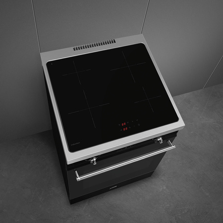 Kuchnia wolnostojąca czarna SMEG Classica C6IMBLT2