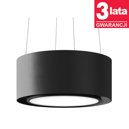 Okap kuchenny wyspowy CIARKO Design Piu Light Black 60cm - CDW6002C