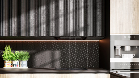 Okap kuchenny podszafkowy GLOBALO SAREDO 60.1 BLACK + turbina TW 3.1