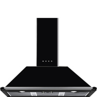 Okap kuchenny, Victoria, 100 cm, czarny KT100BLE - Smeg
