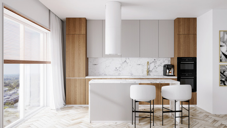 Okap kuchenny wyspowy GLOBALO LOBELIO ISOLA 39.1 WHITE