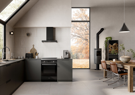 Kuchnia wolnostojąca czarna SMEG Classica C6IMMBT2