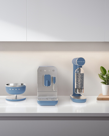 SMEG – niebieski saturator do gazowania wody SKC01SBM