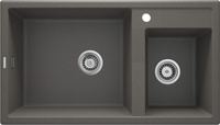 Zlewozmywak granitowy 2-komorowy ZQE_T20B - Deante