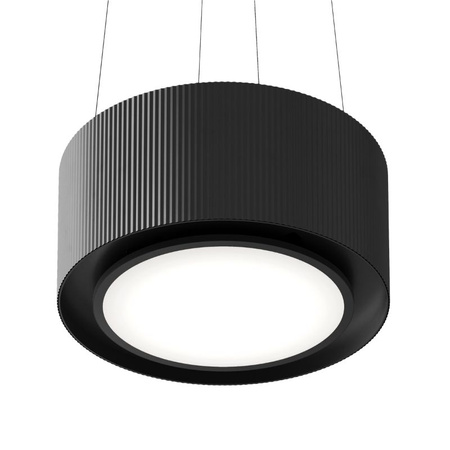 Okap kuchenny wyspowy CIARKO Design Mono Light Black 80cm - CDW8001C