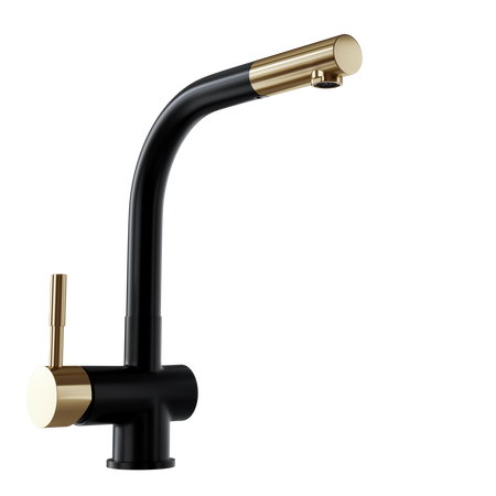 Bateria kuchenna GLOBALO LOBIO BLACK/LIGHT GOLD MAT RING 1.1