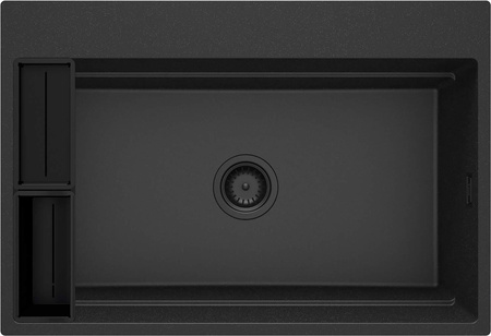 Zlewozmywak granitowy magnetyczny 1-komorowy ZRM_G10B - Deante