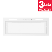 Okap kuchenny podszafkowy CIARKO Design Luno White 72 - CDZ7201B