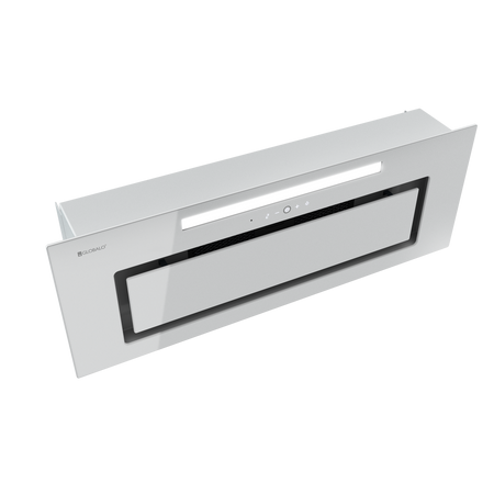 Okap kuchenny podszafkowy GLOBALO SILENTIO 80.2 biały + turbina TW 2.1