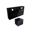 Okap kuchenny podszafkowy GLOBALO FLUXIME 60.1 BLACK + turbina TW 2.1