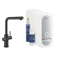 Bateria kuchenna GROHE Blue Home Velvet Black wyciągana wylewka woda gazowana - 31539KS0