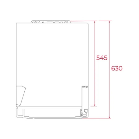 Wolnostojąca lodówka z zamrażarką TEKA NFL 355 WH LongLife NoFrost 188x60cm - 113410008
