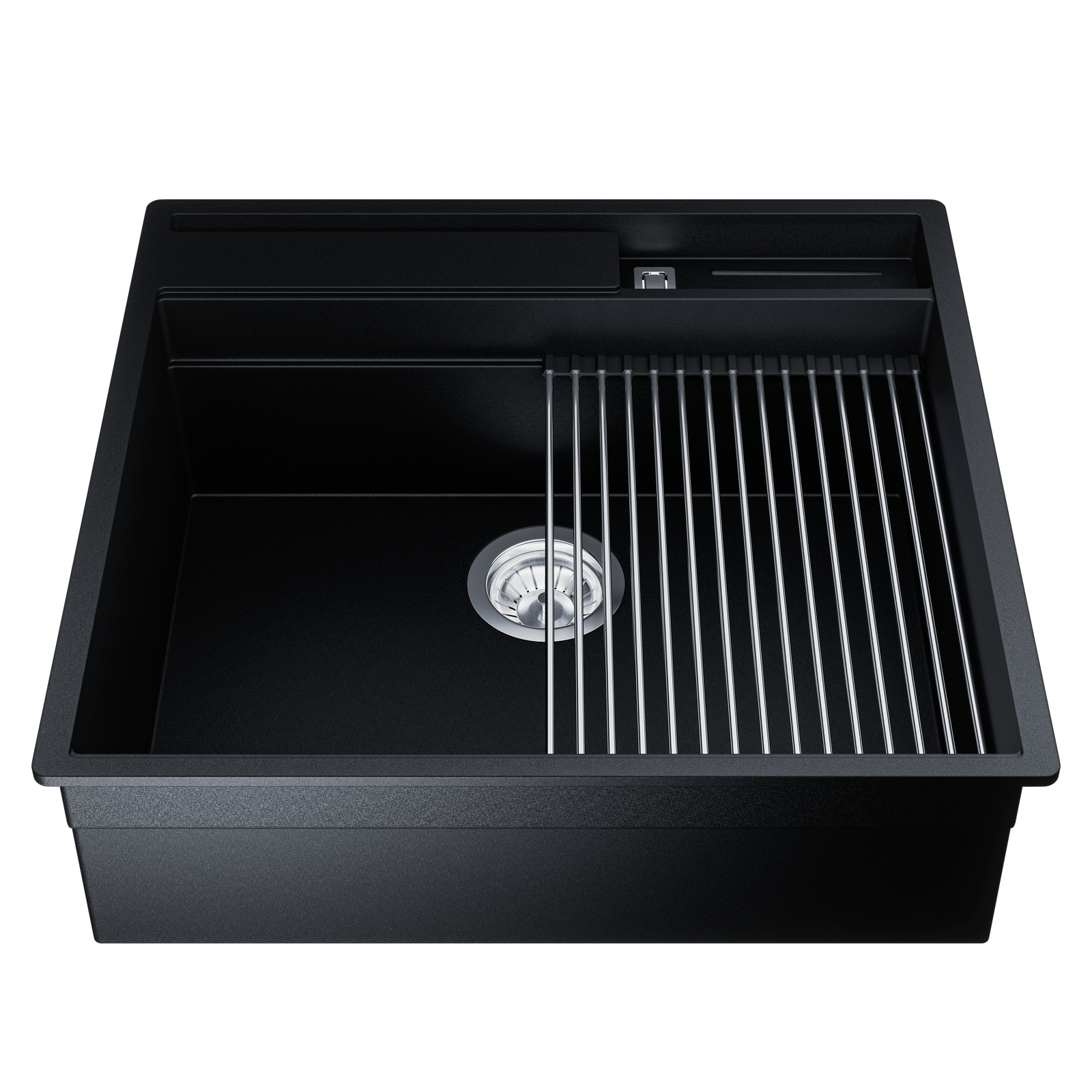 Zlew kuchenny GLOBALO SILVANO 60.1 BLACK/IX