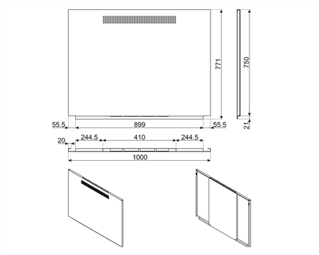 Akcesorium KIT1A2PY-81 - Smeg
