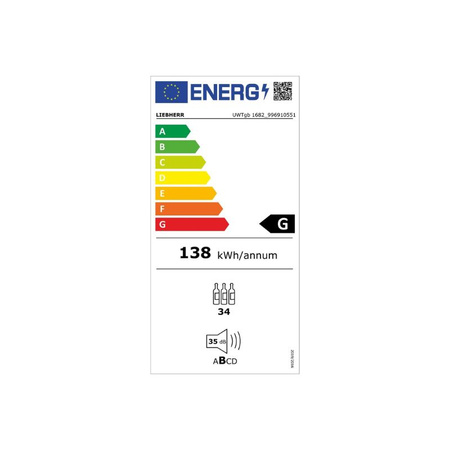 Lodówka na wina do zabudowy LIEBHERR UWTgb 1682 Vinidor