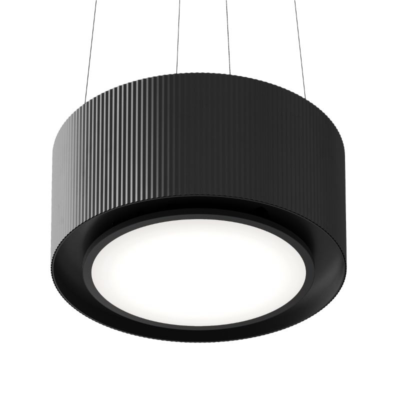 Okap kuchenny wyspowy CIARKO Design Mono Light Black 80cm - CDW8001C