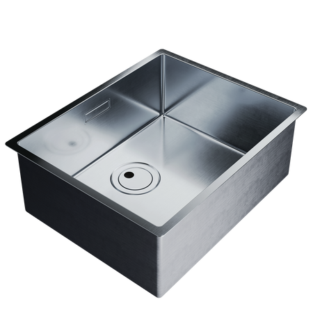 Zlew kuchenny GLOBALO RIWOLO 50.1 INOX
