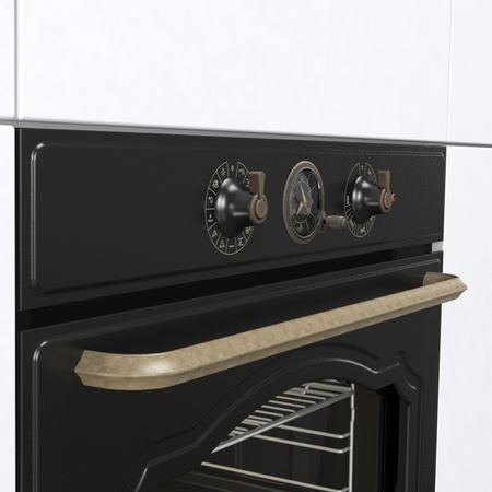 Piekarnik do zabudowy GORENJE Classico System Multi szary - BOS67371CLB