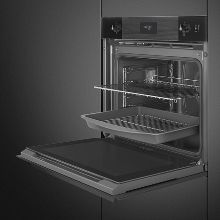 Piekarnik, 60 cm, Linea, czarny SOP6101S2B3 - Smeg