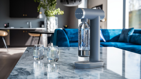 SMEG – niebieski saturator do gazowania wody SKC01SBM