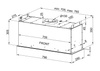 Okap kuchenny podszafkowy GLOBALO LOTEO 80.4 PLUS WHITE